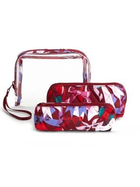 Vera Bradley Outlet 3pc Cosmetic Set - Bow Show NWT